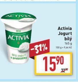 Billa Activia jogurt nabídka