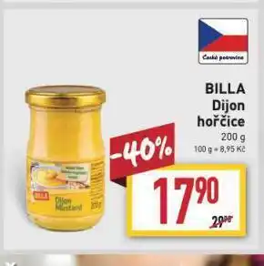 Billa Dijon hořčice nabídka