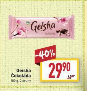 Geisha čokoláda