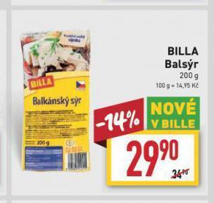 Billa Balsýr nabídka