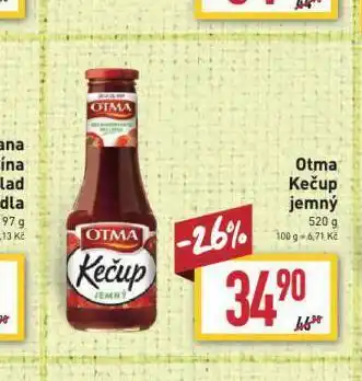 Billa Otma kečup jemný nabídka