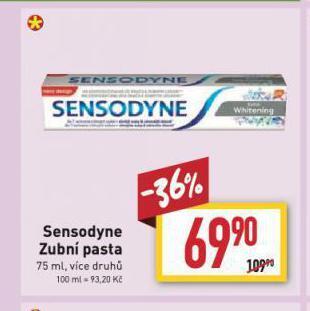 Billa Sensodyne zubní pasta nabídka