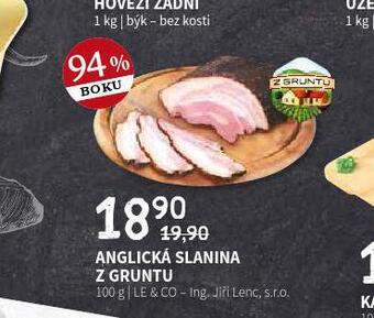 Terno Anglická slanina nabídka