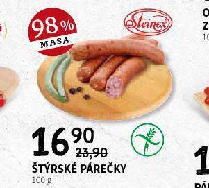 Terno Štýrské párečky nabídka
