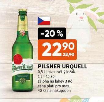 Terno Pivo pilsner urquell nabídka