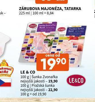 Terno Le & co šunka nabídka