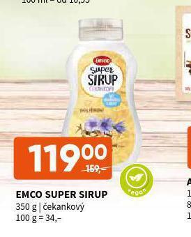 Terno Emco super sirup nabídka