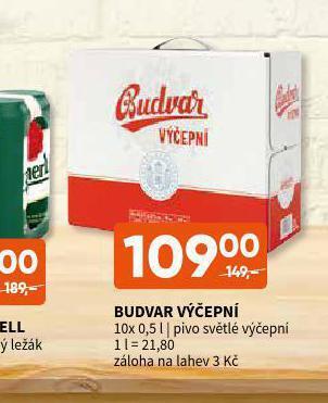 Terno Pivo budvar nabídka