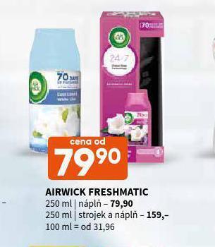 Terno Airwick freshmatic osvěžovač vzduchu nabídka