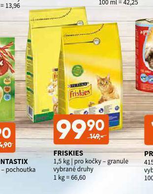 Terno Friskies granule pro kočky nabídka