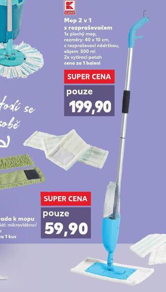 Kaufland Mop 2v1 s rozprašovačem nabídka