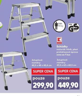 Kaufland Schůdky 3 stupňové nabídka