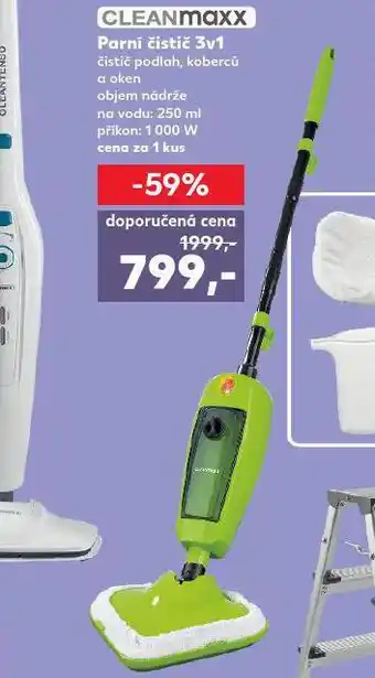 Kaufland Parní čistič 3v1 nabídka