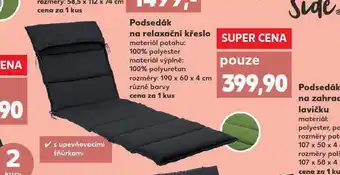 Kaufland Půodsedák na relaxační křeslo nabídka
