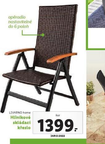 Lidl Hliníkové skládací křeslo nabídka