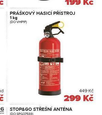 Auto Kelly Práškový hasicí přístroj nabídka