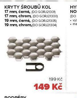 Kryty šroubů kol