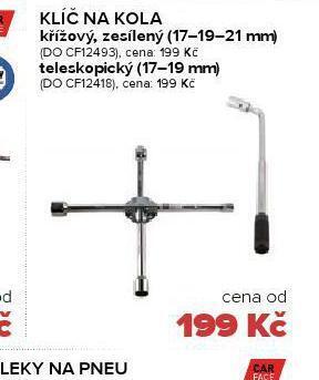 Auto Kelly Klíč na kola teleskopický nabídka