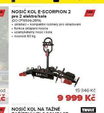 Auto Kelly Nosič kol e-scorpion 2 nabídka