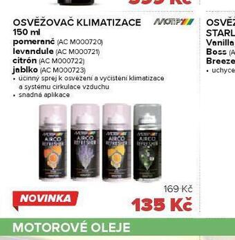 Auto Kelly Osvěžovač klimatizace nabídka