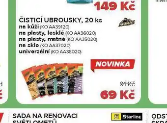 Auto Kelly Sonax čistící ubrousky nabídka