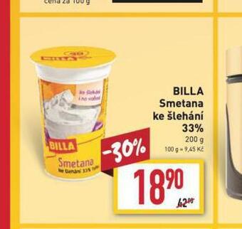 Billa Smetana ke šlehání nabídka