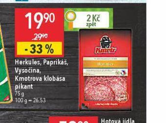 Globus Paprikáš nabídka