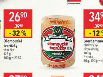 Globus Olomoucké tvarůžky nabídka