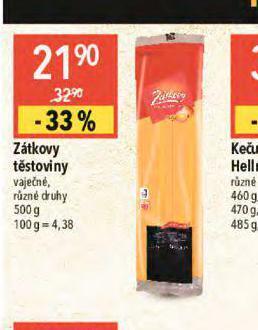 Globus Zátkovy těstoviny nabídka