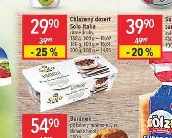 Globus Chlazený dezert solo italia nabídka