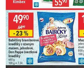 Globus Babiččiny jahodové knedlíky nabídka