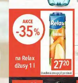 Globus Relax džus nabídka