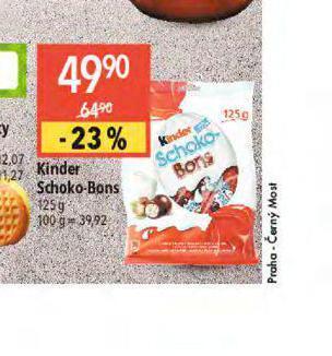 Globus Kinder schoko-bons nabídka