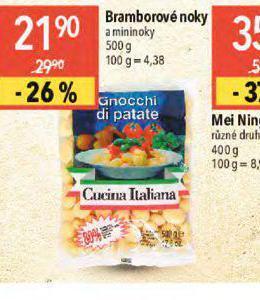 Globus Bramborové noky nabídka