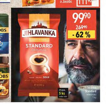 Globus Jihlavanka standard mletá káva nabídka