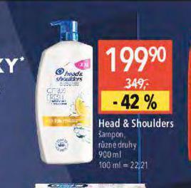 Globus Head&shoulders šampon nabídka