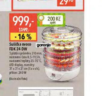 Sušička ovoce