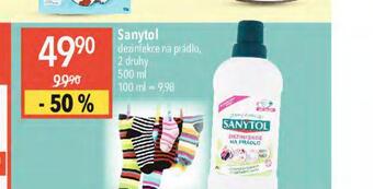 Globus Sanytol dezinfekce na prádlo nabídka