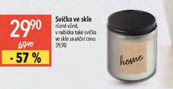 Globus Svíčka ve skle nabídka
