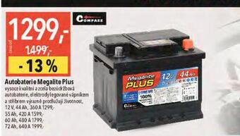 Globus Autobaterie megalite plus 44 ah nabídka