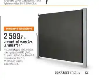 OBI Vertikální markýza livingston nabídka