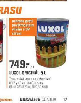 OBI Luxol original nabídka