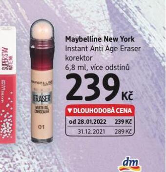 dm drogerie Maybelline new york korektor nabídka
