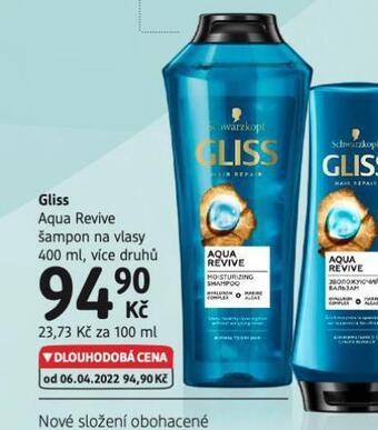 dm drogerie Gliss šampon nabídka