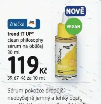 dm drogerie Trend it up sérum na obličej nabídka