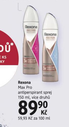 dm drogerie Rexona antiperspirant nabídka