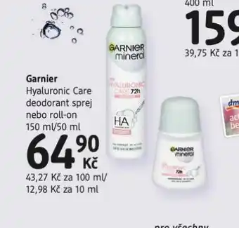 Garnier deodorant