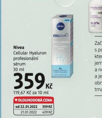 dm drogerie Nivea sérum nabídka