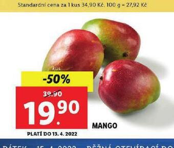Lidl Mango nabídka