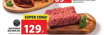 Lidl Mleté maso mix 10% xxl nabídka